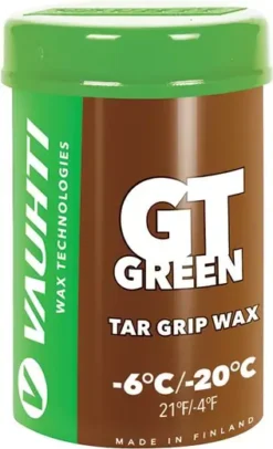 Vauhti GT Tar Green Nordic Ski Kick Wax