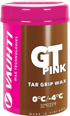Vauhti GT Tar Pink Nordic Ski Kick Wax