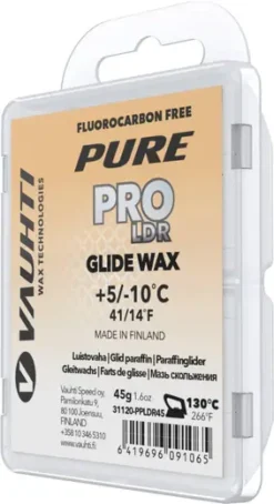 Vauhti Pure Pro Ski Glide Wax -LAC Ski Store vauhti pure pro ski glide wax 4d