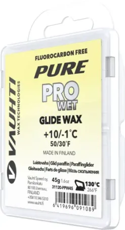 Vauhti Pure Pro Ski Glide Wax -LAC Ski Store vauhti pure pro ski glide wax jr